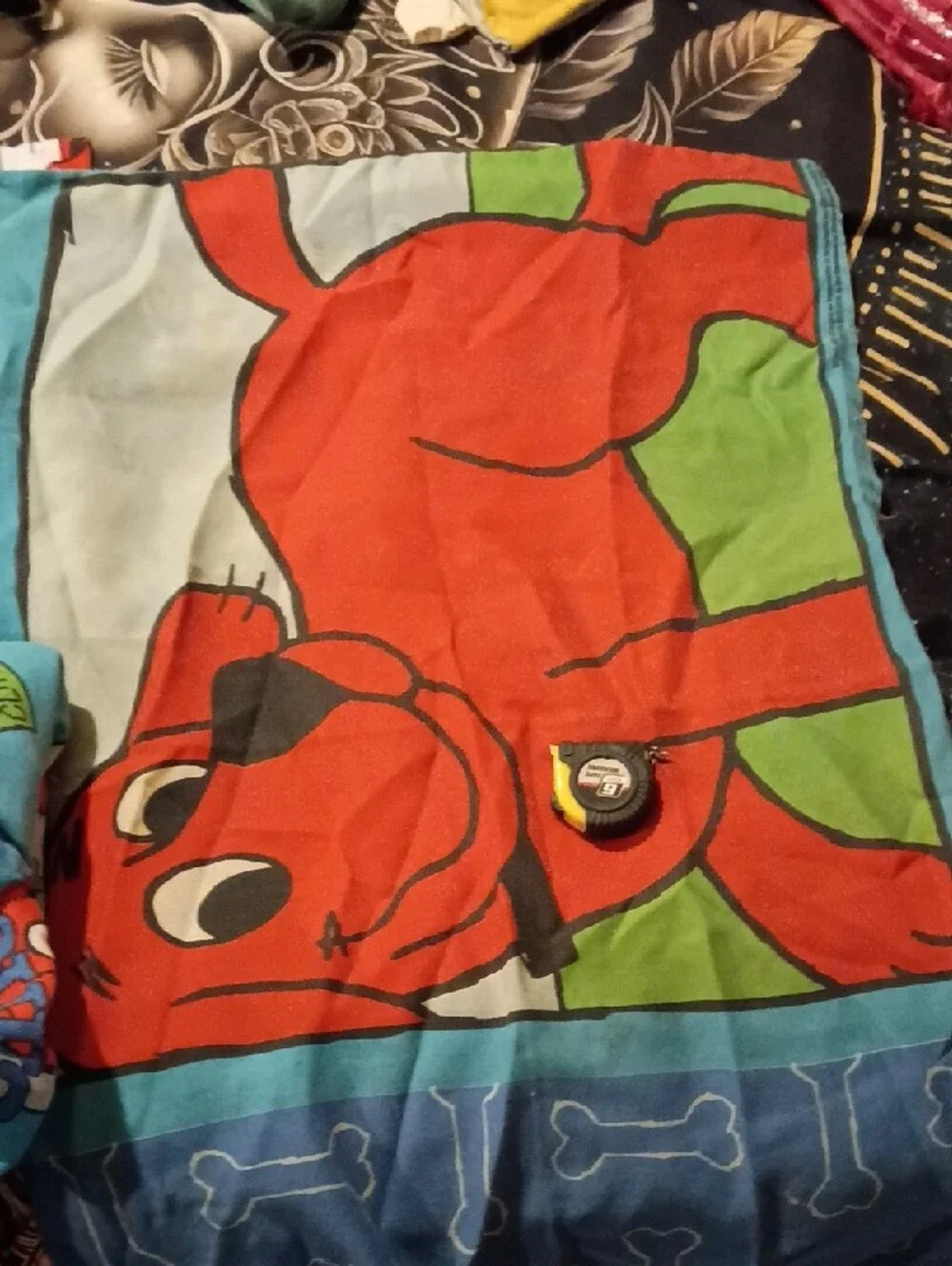 Clifford the Big Red Dog Kids Bedding Set - Bright Red & Blue